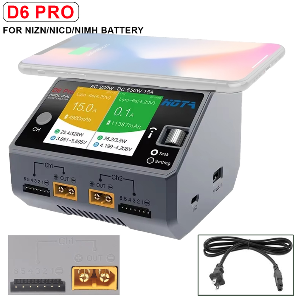 Drone Battery Smart - جديد HOTA D6 Pro رمادي التيار