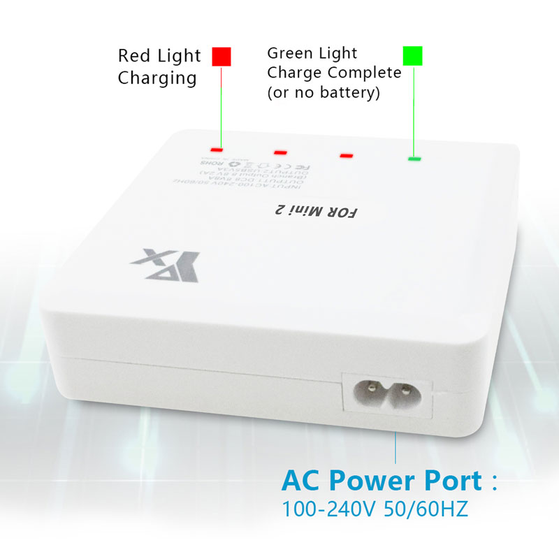 Drone Battery Smart - YX 6IN1 محور شاحن بطارية ذكي